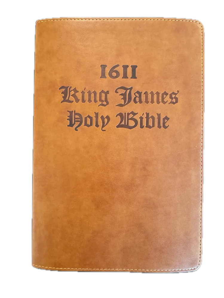 1611 King James Bible - Tan