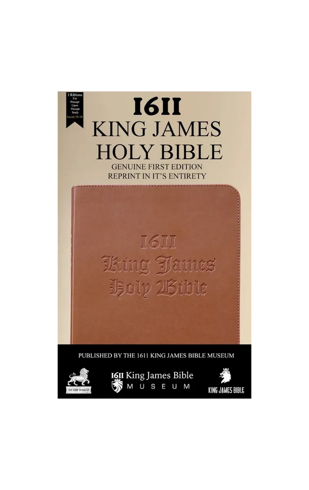 1611 King James Bible - Tan