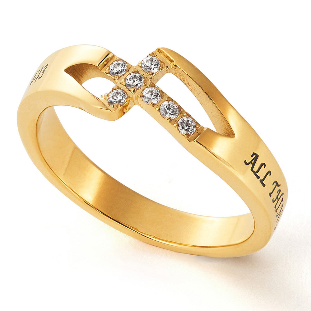 Women's Wave Ring Gold Tone