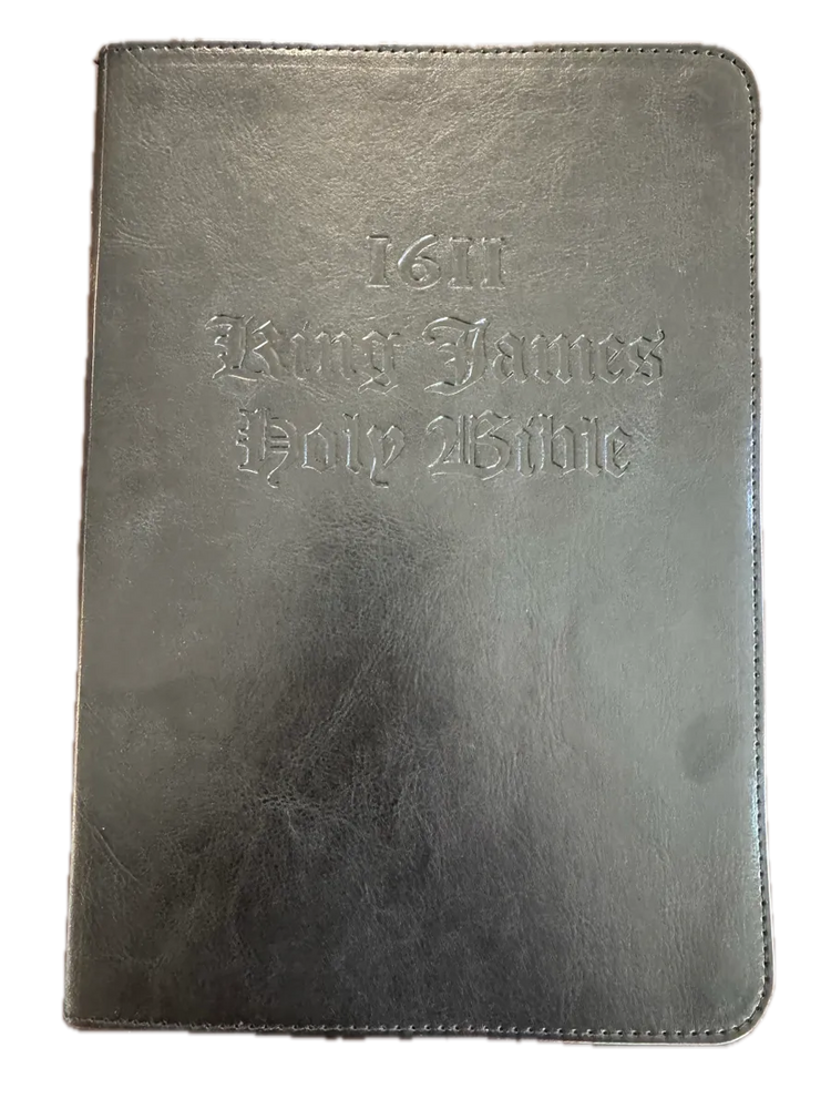 1611 King James Bible - Black
