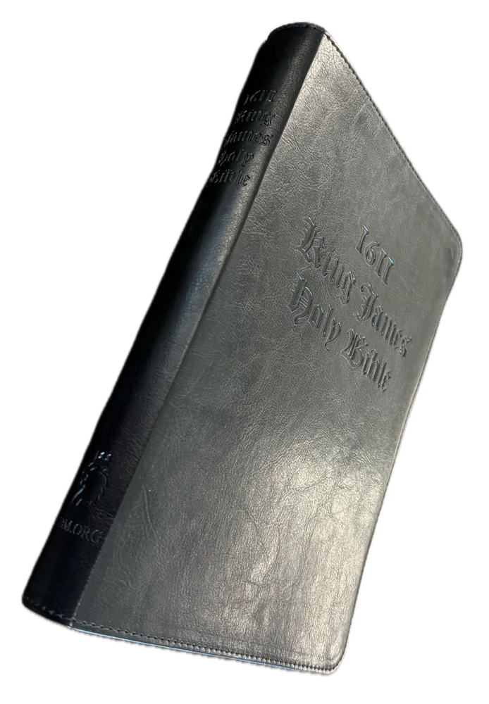 1611 King James Bible - Black