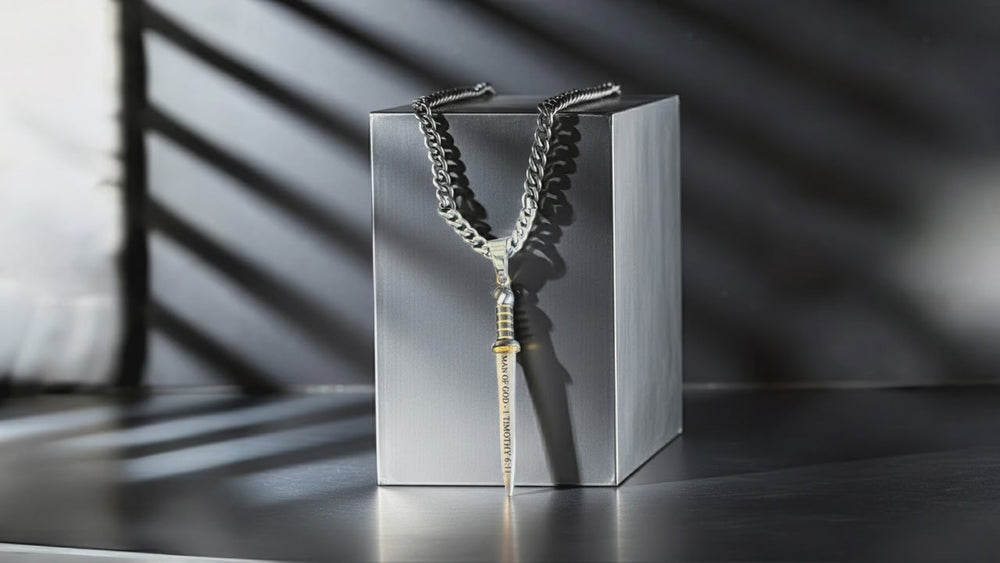 
                
                    Load and play video in Gallery viewer, Gladius Sword Necklace
                
            