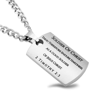 Men's Guardian Shield Cross Necklace