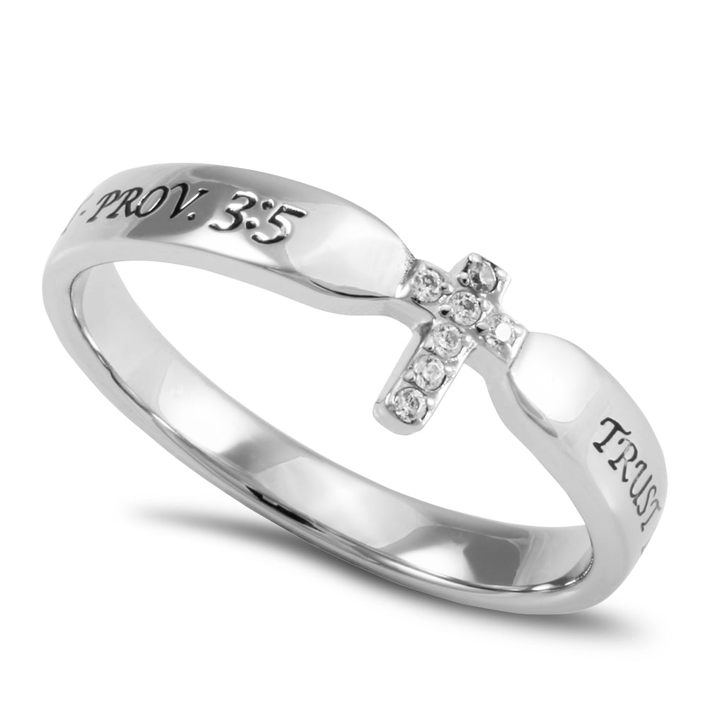 Women's CZ Tiny Tip Ring