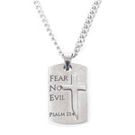 Men's Guardian Shield Cross Necklace