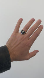 Men's R2 Shield Cross Ring