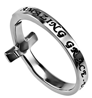 Women's Sideways Cross Ring