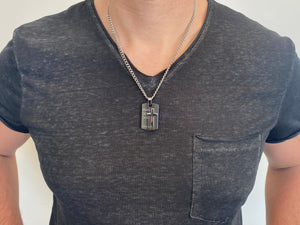 Men’s Guardian Necklace Black