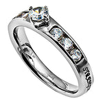 Women's Princess Solitaire Ring