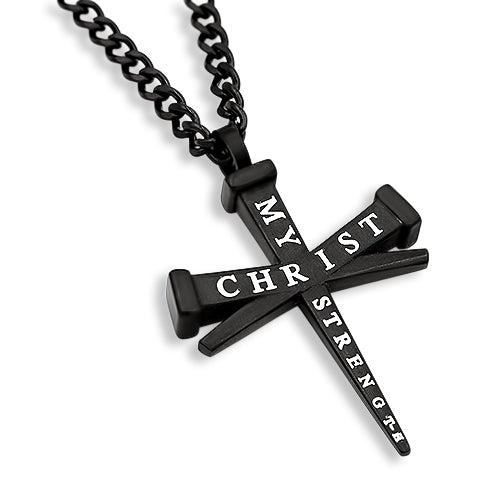 Men's Third Hour Cross Necklace