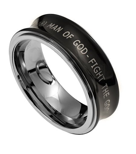 Black Spinner Ring