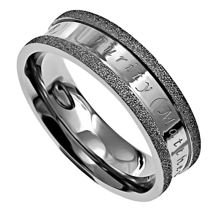 Women's Silver Champagne Ring