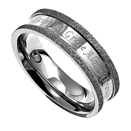 Women's Silver Champagne Ring