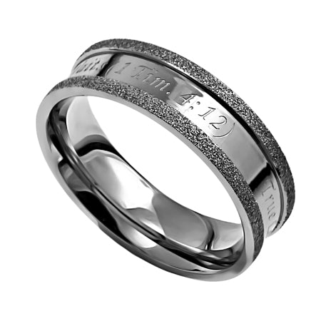 Women's Silver Champagne Ring