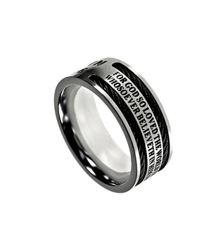 Men's Cable Ring