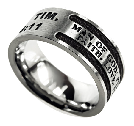 Men's Cable Ring