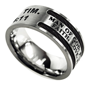 Men's Cable Ring