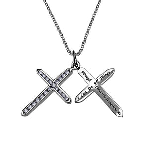 Women's CZ Twin Cross Collection