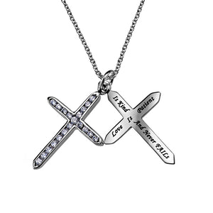 Women's CZ Twin Cross Collection