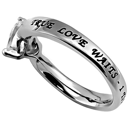 Women's CZ Heart Ring