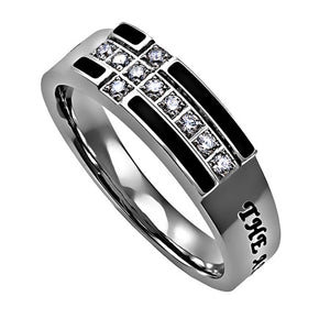 Women's Black Ensign Ring