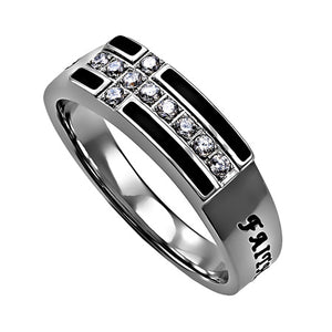 Women's Black Ensign Ring