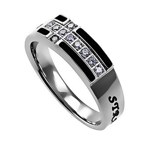 Women's Black Ensign Ring