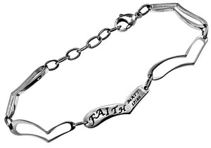 Women's Heart Link Bracelet