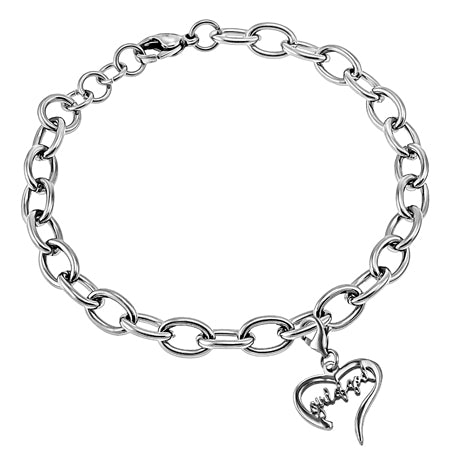 Women's Handwriting Heart Bracelet Collection