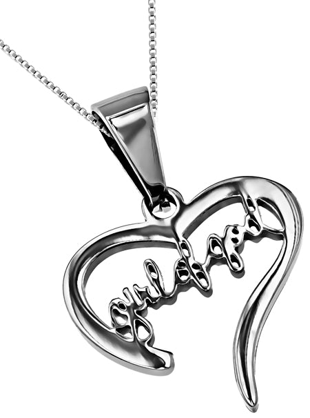 Women's Handwriting Heart Necklace Collection