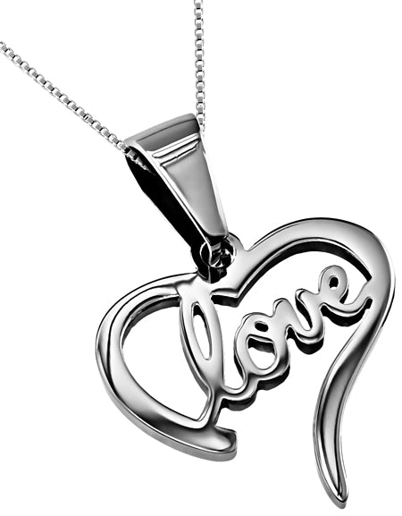 Women's Handwriting Heart Necklace Collection