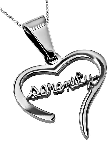 Women's Handwriting Heart Necklace Collection