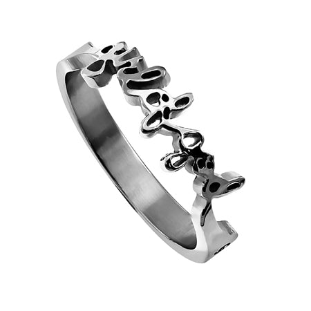 Women's Hand Writing Ring