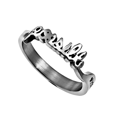 Women's Hand Writing Ring