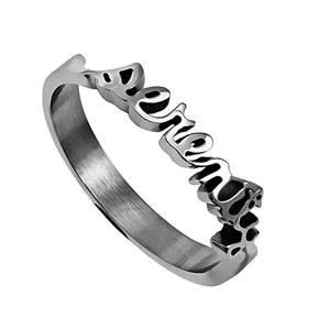 Women's Hand Writing Ring