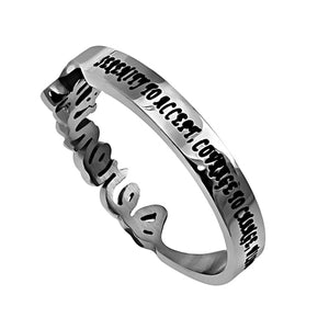 Women's Hand Writing Ring