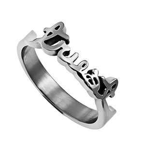 Women's Hand Writing Ring