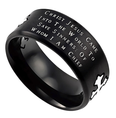 Men's Black Neo Ring