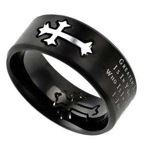 Men's Black Neo Ring