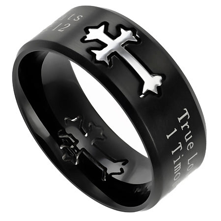 Men's Black Neo Ring