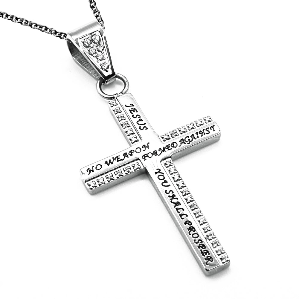 Women's CZ Cable Cross