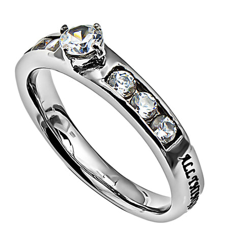 Women's Princess Solitaire Ring