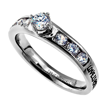 Women's Princess Solitaire Ring