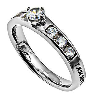 Women's Princess Solitaire Ring