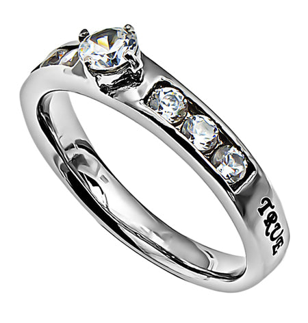 Women's Princess Solitaire Ring