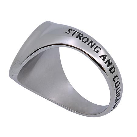 Men's R2 Shield Cross Ring