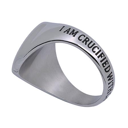 Men's R2 Shield Cross Ring