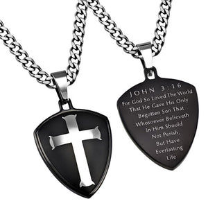 Men's Black R2 Shield Cross Collection