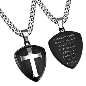 Men's Black R2 Shield Cross Collection