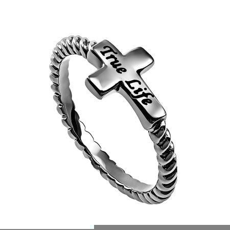 Women's Simplicity Cross Ring